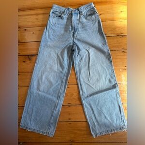 COS Volume Denim Jeans in Light Blue